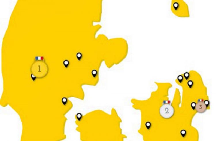 Her er Danmarks bedste Tour de France byer
